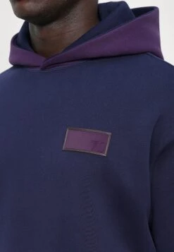 EA7 Emporio Armani TRAIN HOODIE REVERSIBLE UNISEX - Sweatshirt - Evening Blue -Total Wear Store ad1a354b03aa481a8b14950f0cc120b4