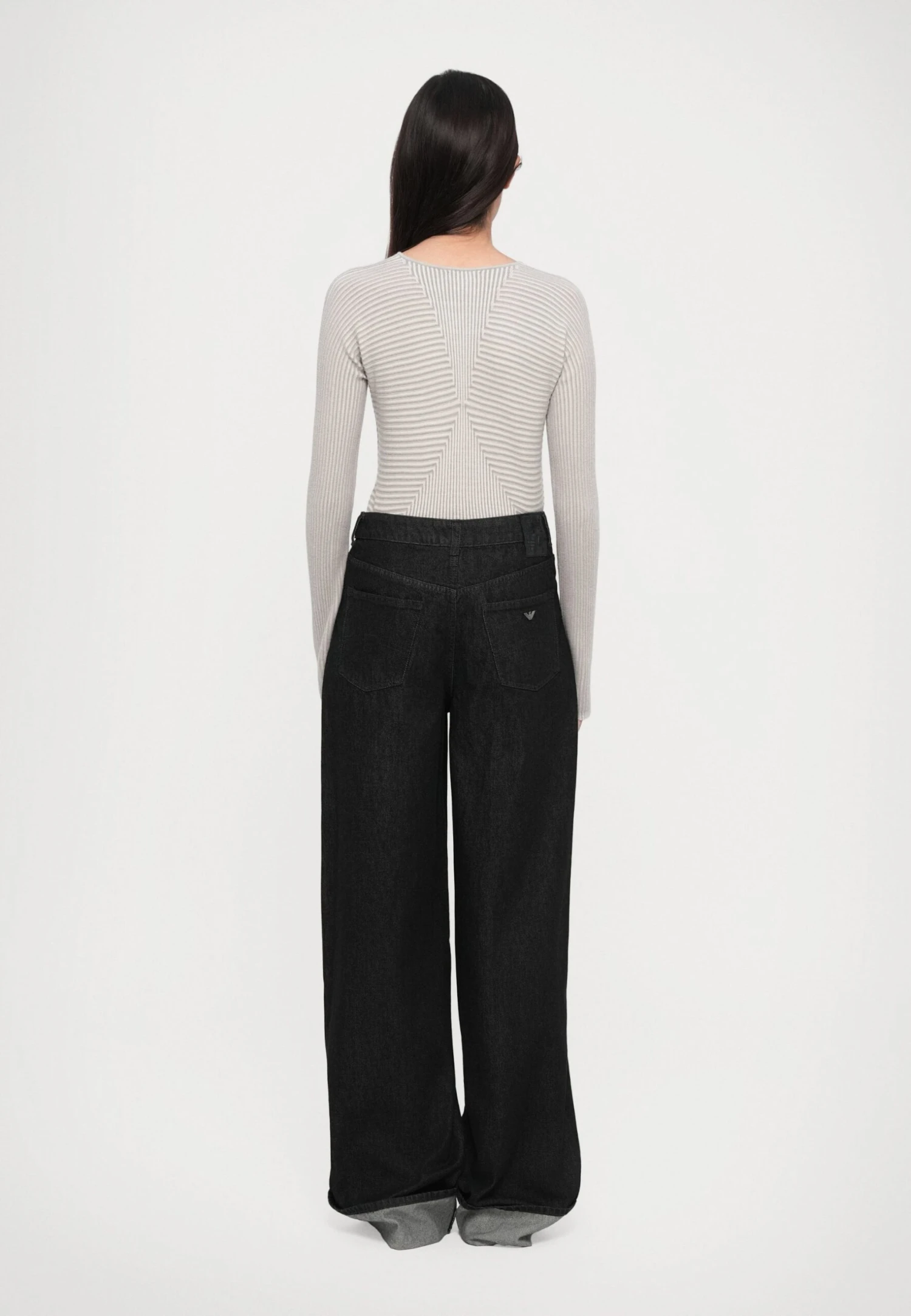 Emporio Armani POCKETS PANT - Relaxed Fit Jeans - Black Denim 5 Emporio Armani POCKETS PANT - Relaxed Fit Jeans - Black Denim - Image 3