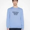 Emporio Armani Jumper - Blue -Total Wear Store aea354d6d83e4bbdb490b8a985c4dac9