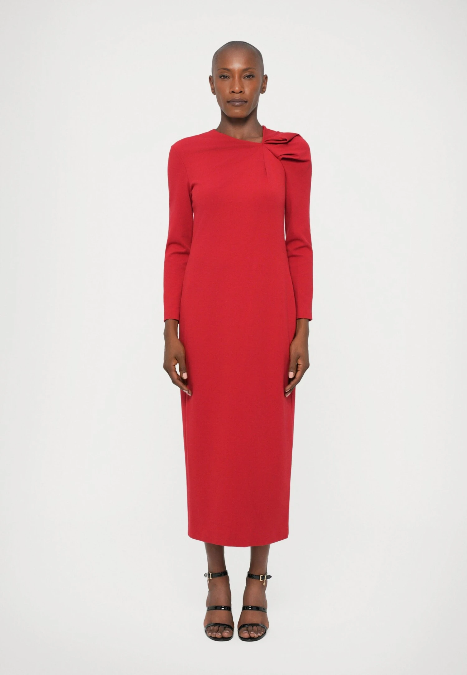 Emporio Armani DRESS - Jersey Dress - Diamond Red 3 Emporio Armani DRESS - Jersey Dress - Diamond Red