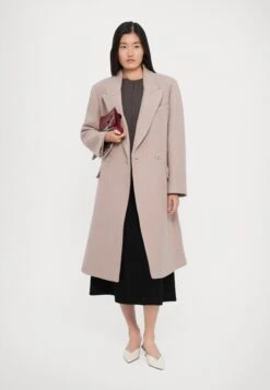 Emporio Armani COAT - Classic Coat - Beige Melange -Total Wear Store aee5a72033844fba864ef777de4cd8ed