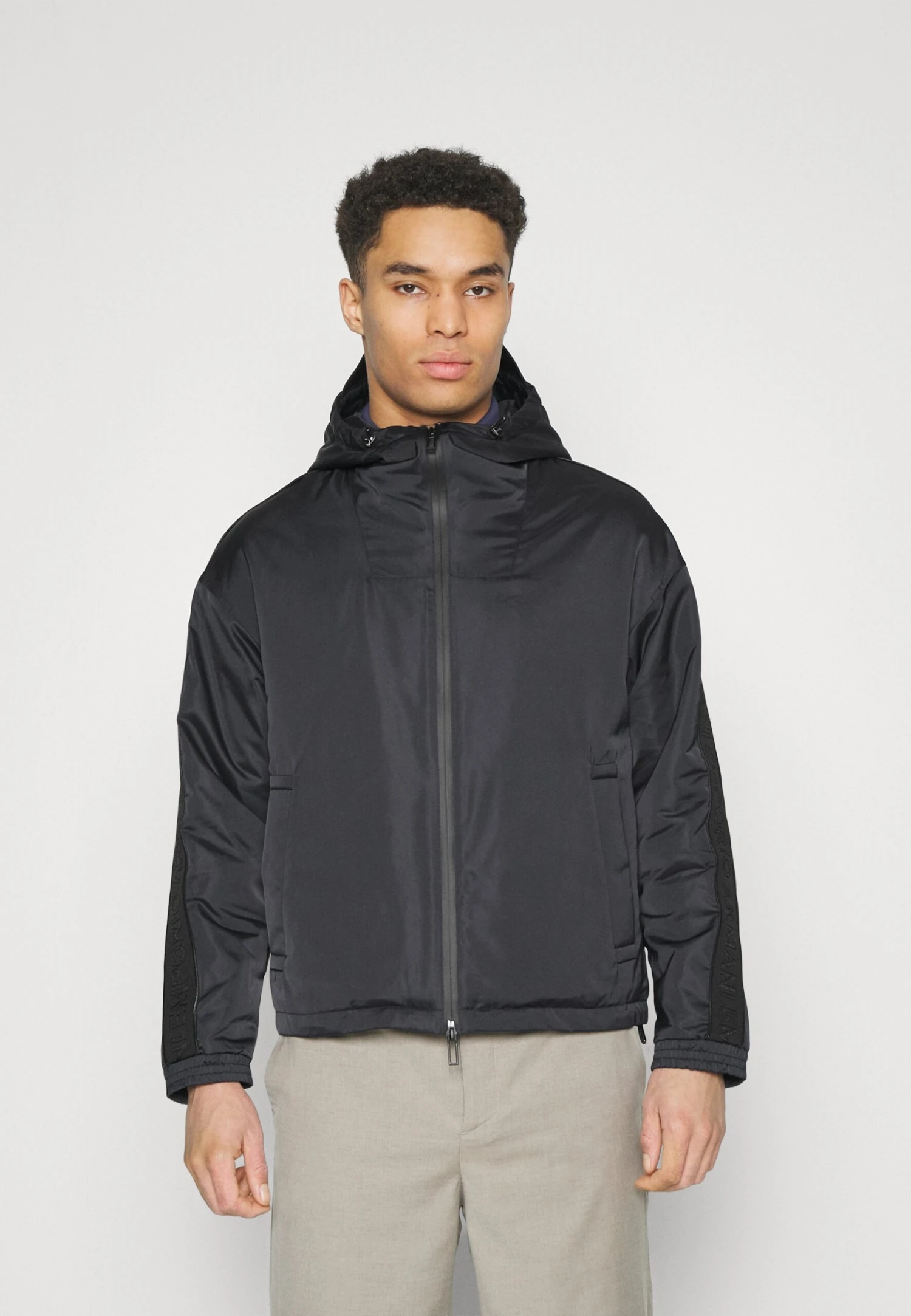 Emporio Armani Blouson Jacket - Light Jacket - Blu Navy 3 Emporio Armani Blouson Jacket - Light Jacket - Blu Navy