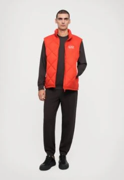 EA7 Emporio Armani MOUNTAIN QUILTED VEST - Waistcoat - Molten Lava -Total Wear Store af421bfcdd464f99b77c0399863f0502
