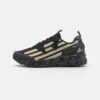 EA7 Emporio Armani Ultimate Kombat Unisex - Trainers - Triple Black/Gold -Total Wear Store af532e870e684f16917affee0c1cae22