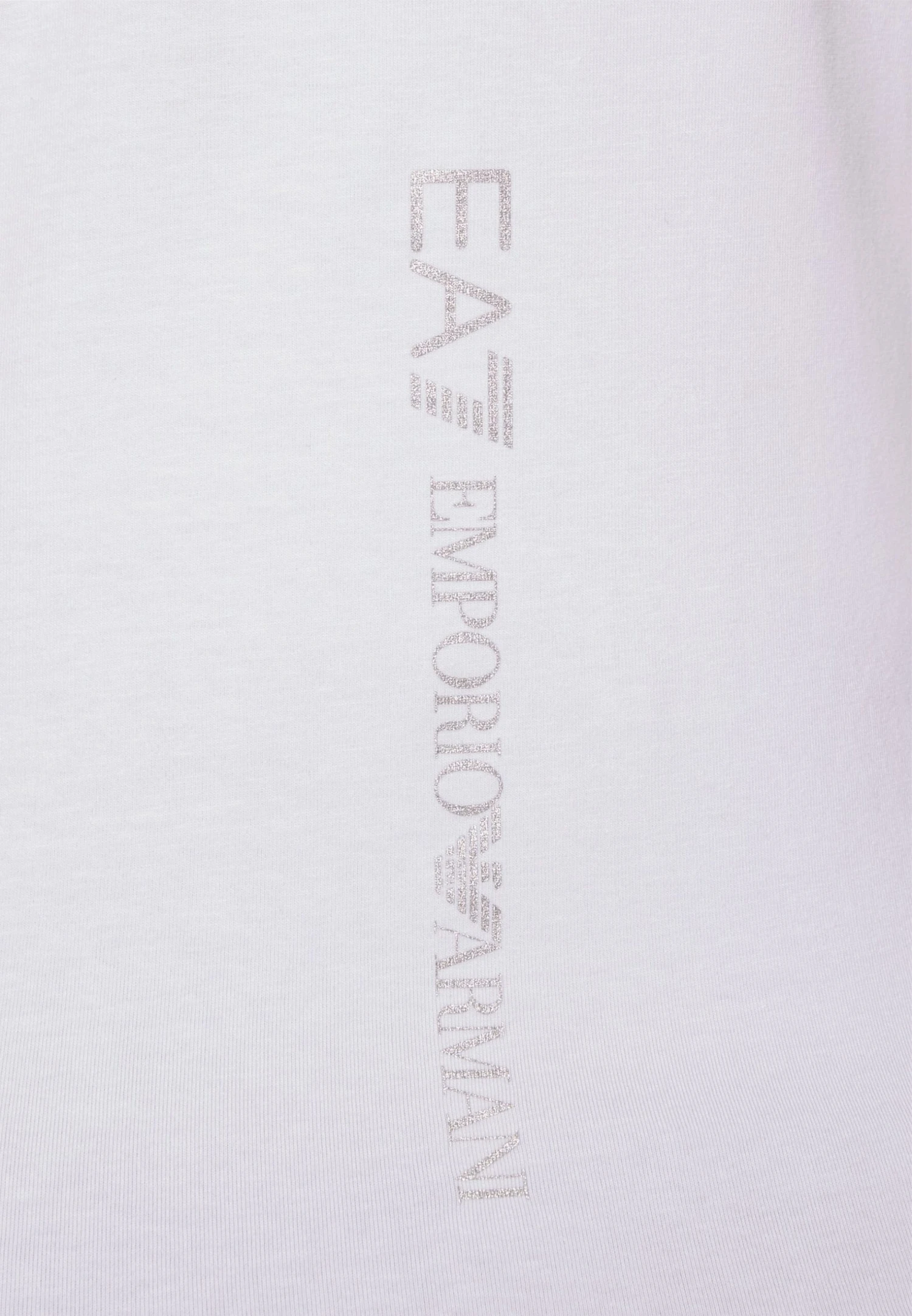 EA7 Emporio Armani Print T-Shirt - White/Gold 8 EA7 Emporio Armani Print T-Shirt - White/Gold - Image 6