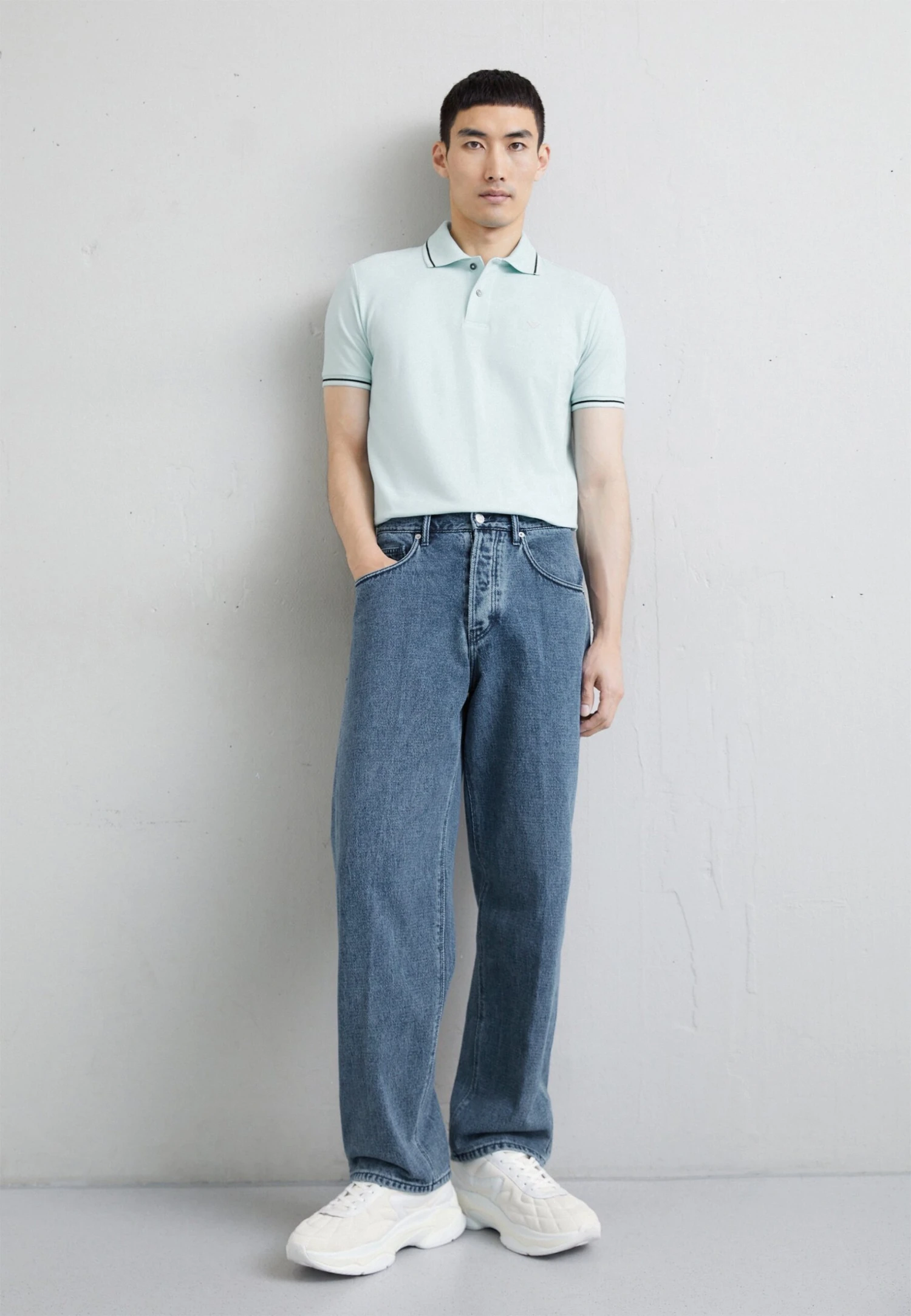 Emporio Armani Polo Shirt - Acqua Chiara 4 Emporio Armani Polo Shirt - Acqua Chiara - Image 2