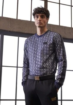 EA7 Emporio Armani Belt - Black/Gold-Coloured