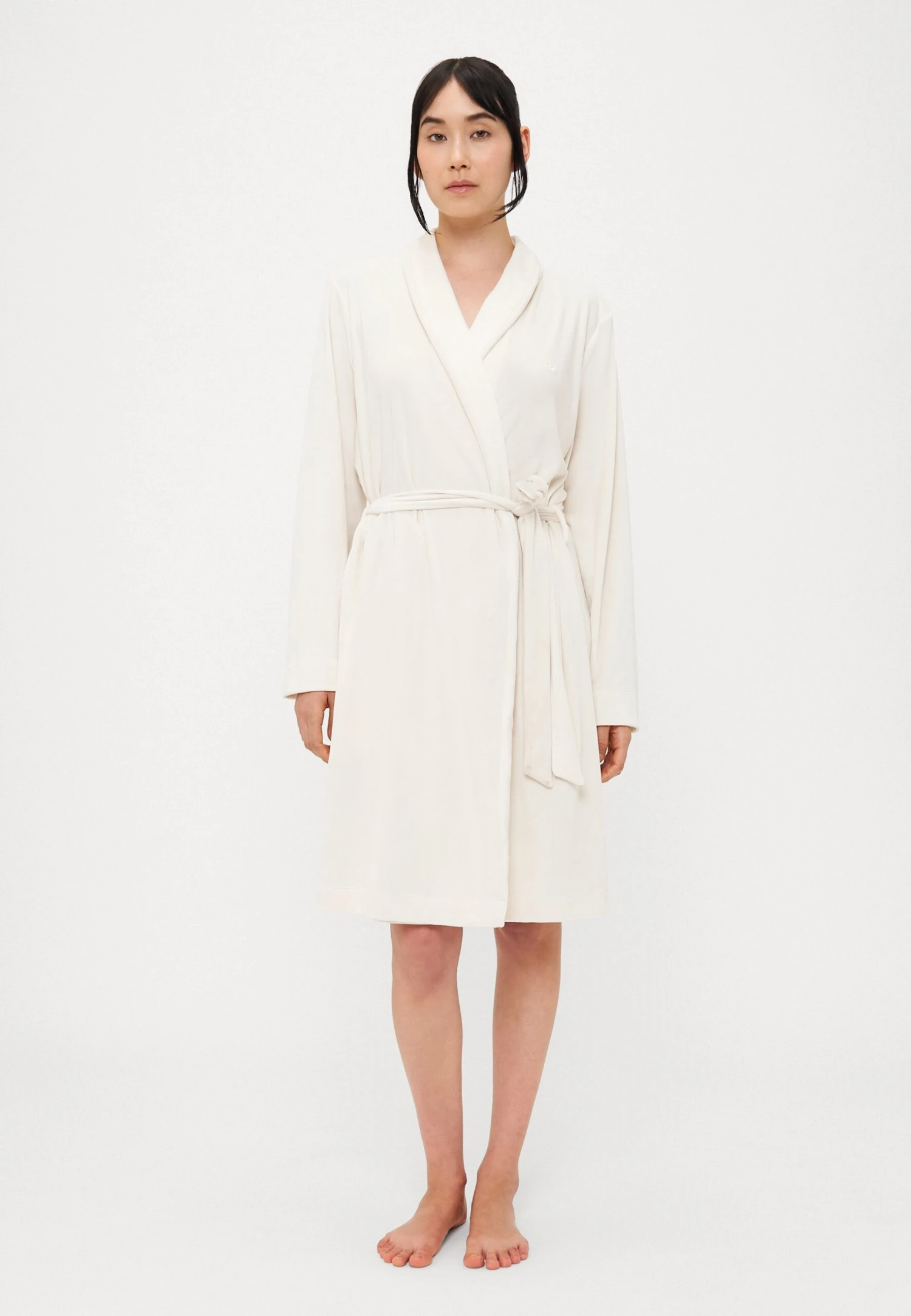 Emporio Armani DRESSING GOWN - Dressing Gown - Ivory 3 Emporio Armani DRESSING GOWN - Dressing Gown - Ivory