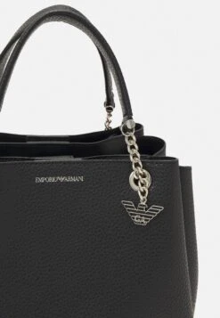 Emporio Armani Annie Tote Bag - Handbag - Nero -Total Wear Store afe29f8b186f4a08b97c3631ab2bf381