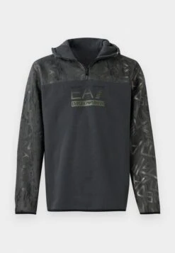 EA7 Emporio Armani LOGO SERIES HOODIE GRAPHIC - Sweatshirt - Beetle -Total Wear Store b0a7a5f0934e4952bfb7012c89ffb1de