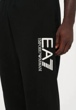 EA7 Emporio Armani TRAIN VISIBILITY - Tracksuit Bottoms - Black/cream -Total Wear Store b1bf8d325543425e8b3dcc785b9cb3f2
