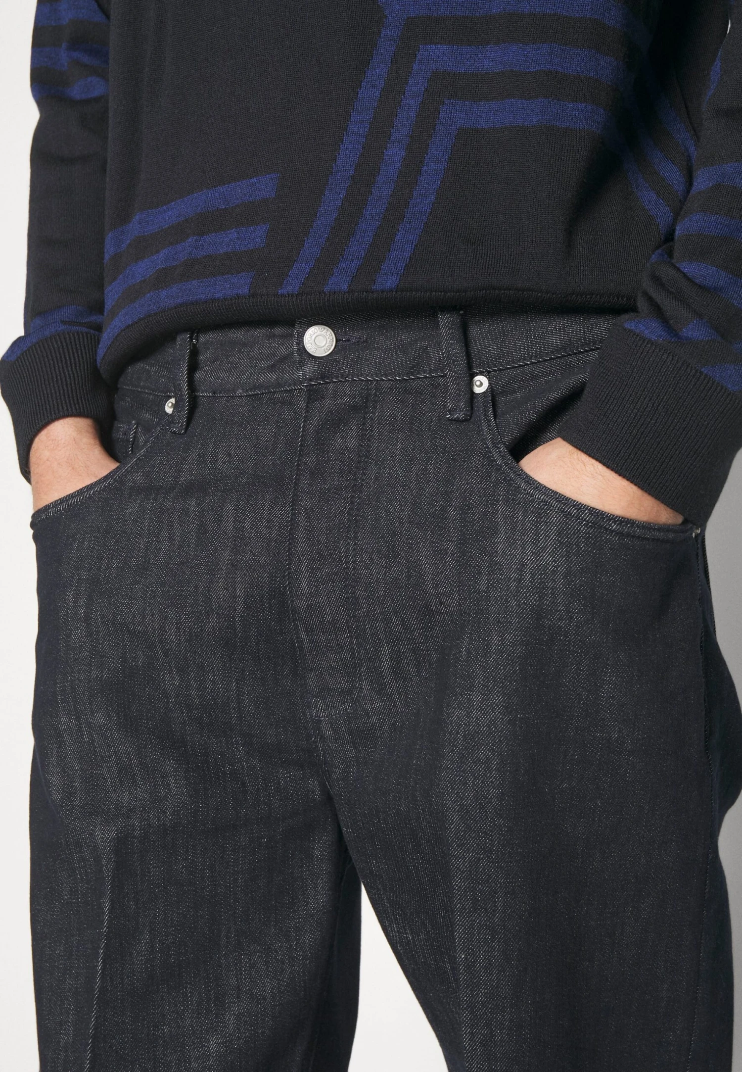 Emporio Armani Pockets Pant - Straight Leg Jeans - Blue Denim 9 Emporio Armani Pockets Pant - Straight Leg Jeans - Blue Denim - Image 7