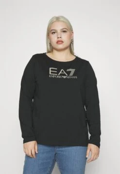 EA7 Emporio Armani Long Sleeved Top - Light Gold