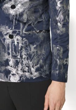 Emporio Armani Blazer Jacket - Blue Sera -Total Wear Store b278fc701e3b4d0db7d8f2d96f66a9e4