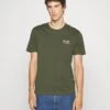 EA7 Emporio Armani Basic T-Shirt - Verde Scuro -Total Wear Store b353f4d72d56496d881a7f48c048f851