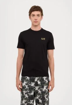 EA7 Emporio Armani TRAIN CORE TEE - Basic T-shirt - Black