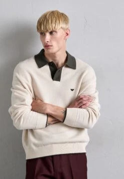 Emporio Armani Jumper - French Oak/black Ink 12 Emporio Armani Jumper - French Oak/black Ink -Total Wear Store b44b199f2b4c48eeadb7bcf5029e038e