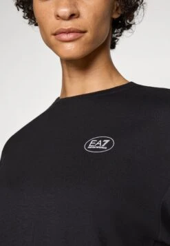 EA7 Emporio Armani Long Sleeved Top - Black Beauty -Total Wear Store b464be1b124b4c29b48beef29fb83017