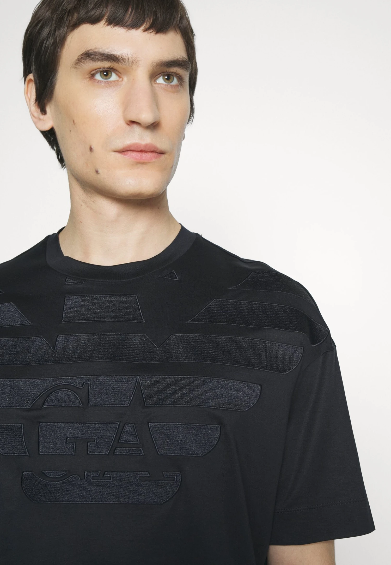 Emporio Armani Print T-Shirt - Navy Aquila 7 Emporio Armani Print T-Shirt - Navy Aquila - Image 5