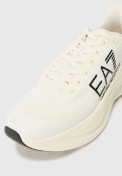 EA7 Emporio Armani WAVE CRACKING UNISEX - Trainers - White Alyssum/black -Total Wear Store b48c35486b5a427fb933601a952d62cf