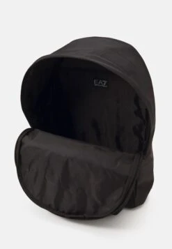 EA7 Emporio Armani Train Logo Series Backpack - Rucksack - Black/Silver Logo -Total Wear Store b4be5f8eb34541dba1a4277bfda3183a