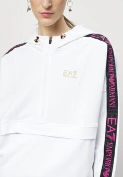 EA7 Emporio Armani Hoodie - White -Total Wear Store b4f2001cb3f143b1b9524f8047afdd4b