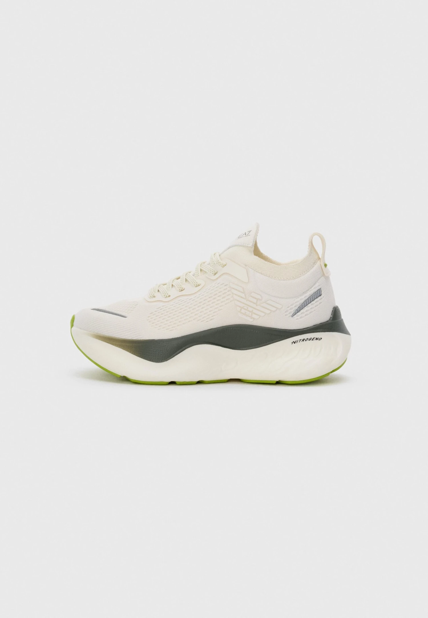 EA7 Emporio Armani NITRO WAVE UNISEX - Trainers - Off White/beetle/macaw Green 3 EA7 Emporio Armani NITRO WAVE UNISEX - Trainers - Off White/beetle/macaw Green