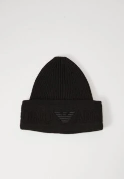 Emporio Armani BEANIE HAT - Beanie - Black Beauty