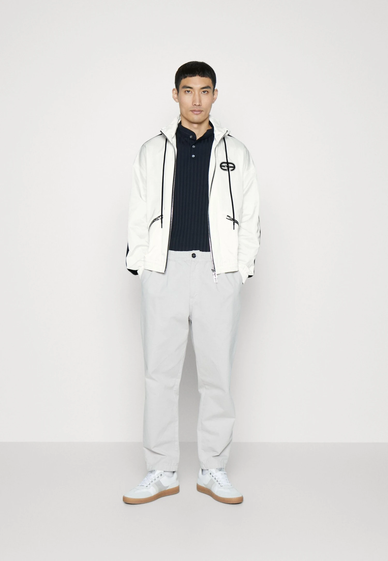 Emporio Armani Blouson Jacket - Summer Jacket - Bianco Caldo 4 Emporio Armani Blouson Jacket - Summer Jacket - Bianco Caldo - Image 2