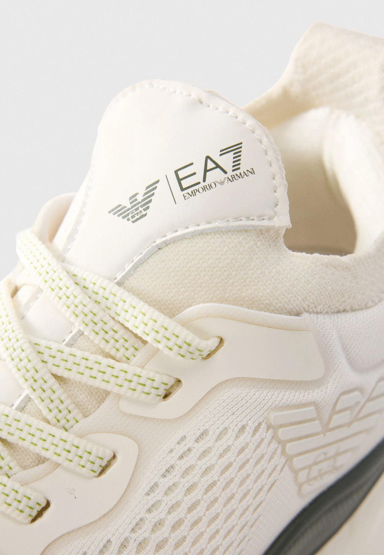 EA7 Emporio Armani NITRO WAVE UNISEX - Trainers - Off White/beetle/macaw Green 8 EA7 Emporio Armani NITRO WAVE UNISEX - Trainers - Off White/beetle/macaw Green - Image 6