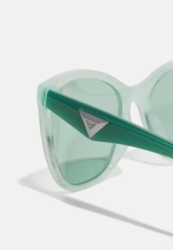 Emporio Armani Sunglasses - Shiny Striped Green/green -Total Wear Store b6c94cfba9f74d709fabb7870916c252