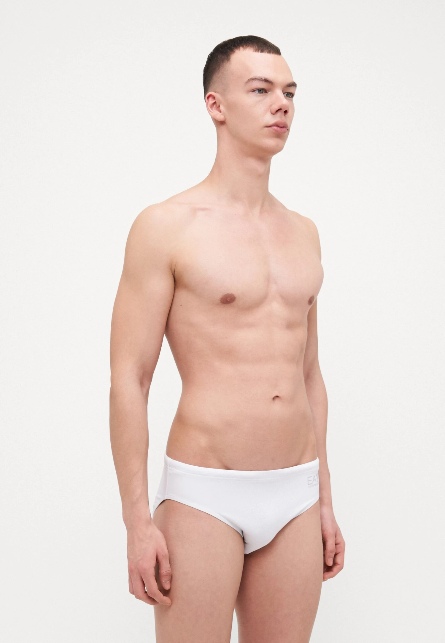 EA7 Emporio Armani BEACHWEAR - Swimming Briefs - White/silver 6 EA7 Emporio Armani BEACHWEAR - Swimming Briefs - White/silver - Image 4