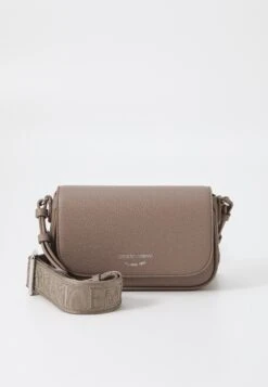 Emporio Armani MINI BAG - Cross Body Bag - Taupe/taupe