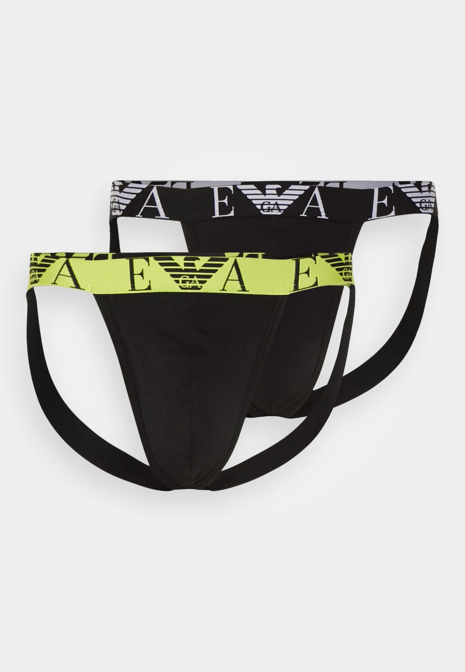 Emporio Armani 2Pack Jockstrap - Briefs - Schwarz/Hellgrün 6 Emporio Armani 2Pack Jockstrap - Briefs - Schwarz/Hellgrün - Image 4