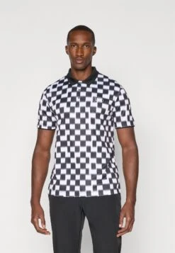 EA7 Emporio Armani GOLF PRO GRAPHIC - Polo Shirt - Fancy Black/white