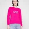 EA7 Emporio Armani Sweatshirt - Pink/White -Total Wear Store b87cf958dd30465c8fbad4b7027c275b