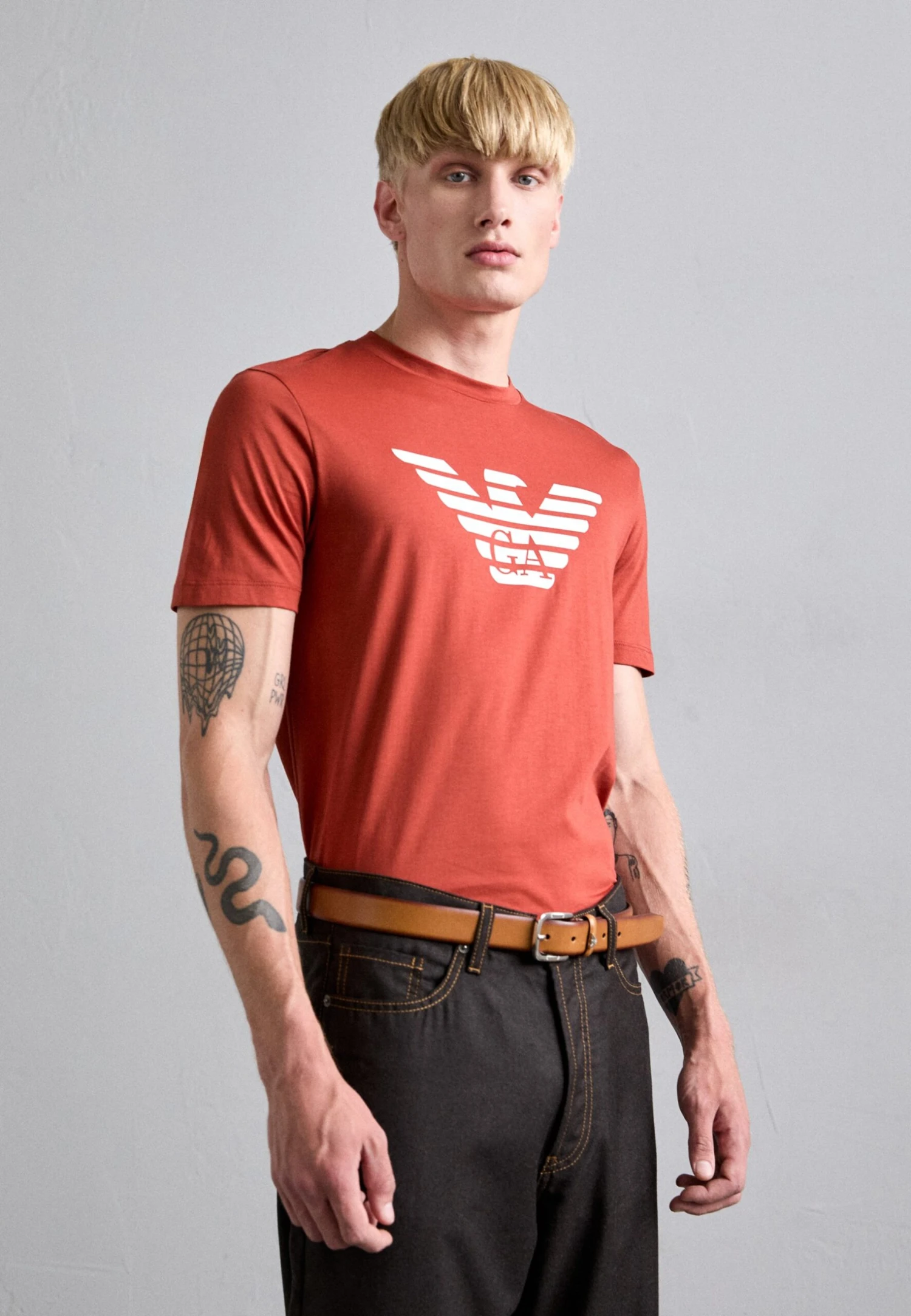 Emporio Armani POCKETS PANT - Trousers - Espresso 6 Emporio Armani POCKETS PANT - Trousers - Espresso - Image 4