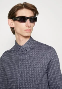 Emporio Armani Camicia - Shirt - Blue -Total Wear Store b9b1b7ab57d5445b92d4ae085f7ab548