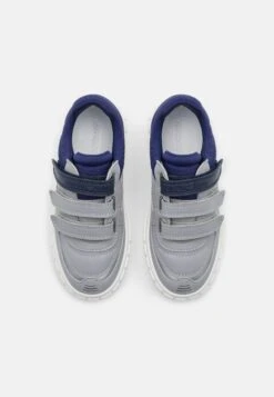 Emporio Armani Unisex - Trainers - Grey/Blu -Total Wear Store ba08ecd6e4424d42bb65e666031375ab