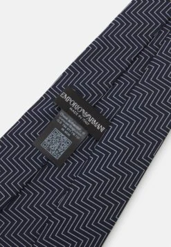Emporio Armani Tie - Navy Blue -Total Wear Store ba1d36db405448c9837317ac76593821