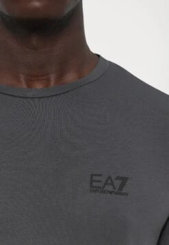 EA7 Emporio Armani TRAIN CORE TEE - Long Sleeved Top - Asphalt -Total Wear Store ba79a389866d431184b7de9998671902