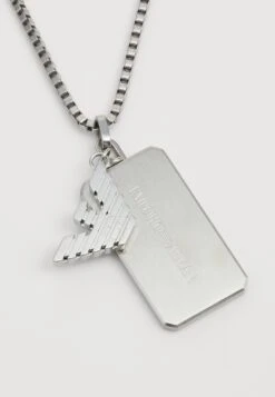 Emporio Armani EAGLE LOGO - Necklace - Silver-coloured -Total Wear Store baee4199422e4f41a220362d5d749cb6