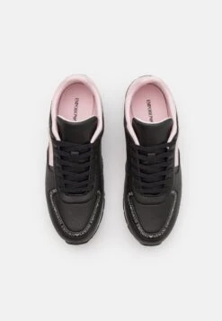Emporio Armani Ally- Trainers - Black Lotus -Total Wear Store baf9a54c1f30418fbc8a9b0ba506b421