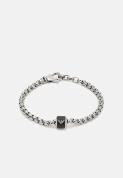 Emporio Armani Essential - Bracelet - Silver-Coloured/Black