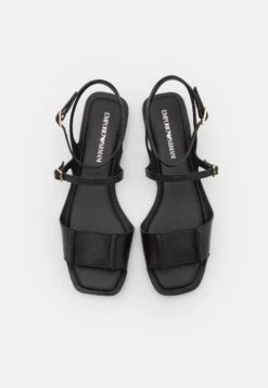 Emporio Armani Capsule Icon - Sandals - Nero -Total Wear Store bbc11ff963d943f59bbc86b47b95a4ea