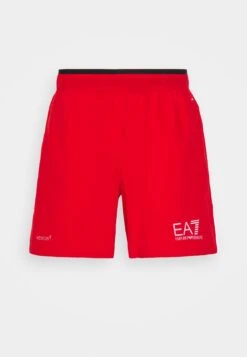 EA7 Emporio Armani SHORTS - Sports Shorts - Navy Blue/red -Total Wear Store bbdeb30661d84267b845c362877e44a1
