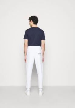 EA7 Emporio Armani Trouser - Tracksuit Bottoms - White/Black 13 EA7 Emporio Armani Trouser - Tracksuit Bottoms - White/Black -Total Wear Store bbf4df6f7f8d4b9ab08926c683660263