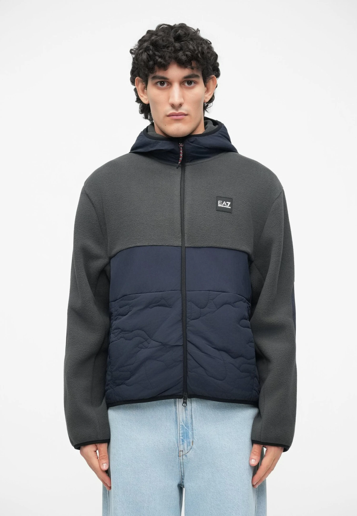 EA7 Emporio Armani MOUNTAIN HIKING UNISEX - Fleece Jacket - Asphalt 4 EA7 Emporio Armani MOUNTAIN HIKING UNISEX - Fleece Jacket - Asphalt - Image 2