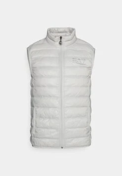 EA7 Emporio Armani Waistcoat - Waistcoat - Light Grey -Total Wear Store bcde28b617284be8bf04ccbae8f6e121