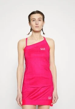 EA7 Emporio Armani Tennis Pro Freestyle Tank - Top - Fancy Pink Yarrow
